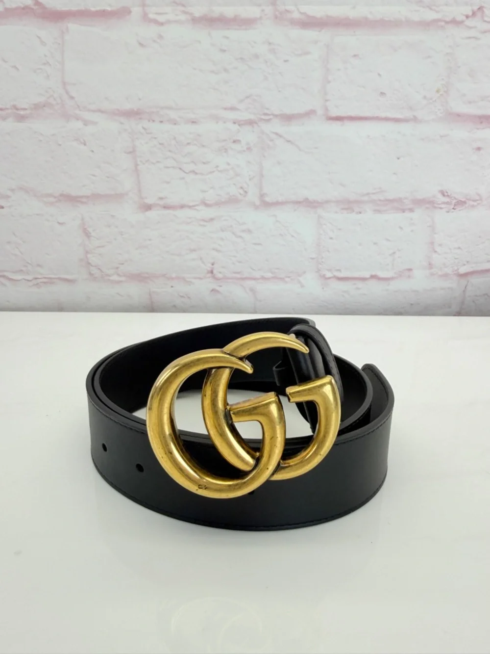 Gucci | Accessories | Gucci 25 Re Edition Wide Leather Belt  display picture 1